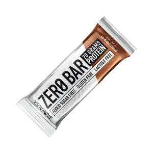 BioTech USA Zero Bar 50g - čokoláda, karamel