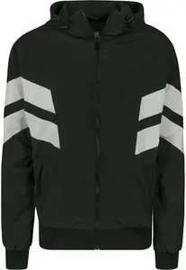 Urban Classics Prechodná bunda  čierna / biela