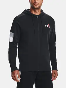 Under Armour Sweatshirt BASELINE FULL ZIP-BLK - Men's