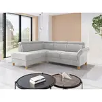 Sit & More ROHOVÁ SEDAČKA, textil, barvy stříbra