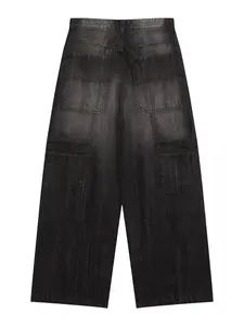 Bershka Džínsy  čierny denim