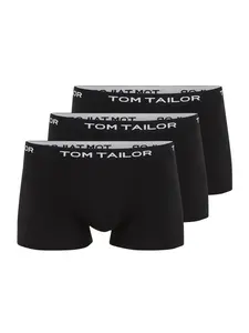 TOM TAILOR Boxerky  čierna / biela