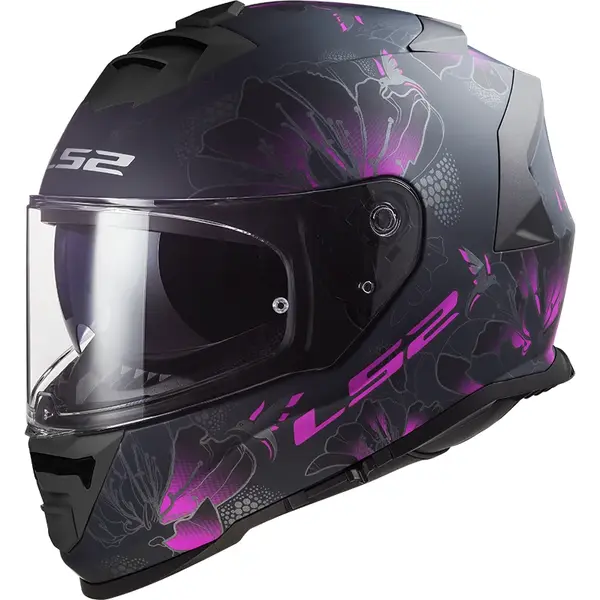 Integrální helma LS2 FF800 Storm II Burst Matt Black Pink 3XL (65-66)