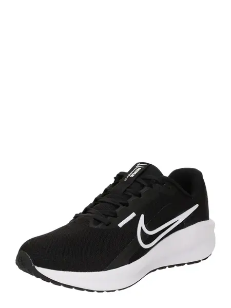 NIKE Bežecká obuv 'DOWNSHIFTER 13'  čierna / biela