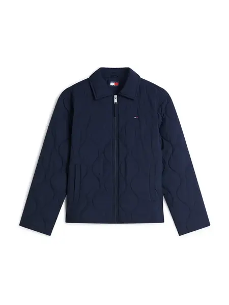 Tommy Jeans Prechodná bunda  námornícka modrá