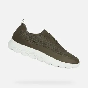 Khaki pánské tenisky Geox Spherica - Pánské