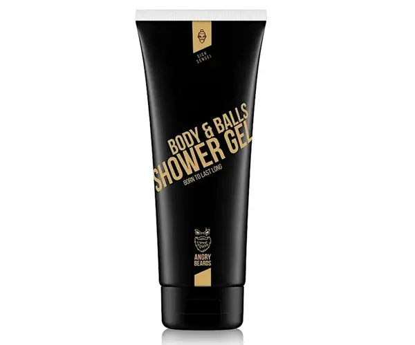 Pánský sprchový gel Angry Beards Body  a  Balls Shower Gel Sick Sensei - 230 ml + dárek zdarma