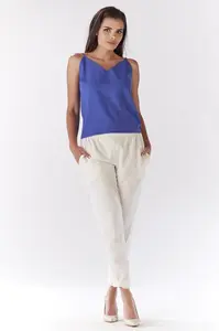 Awama Woman's Blouse A190 Blue