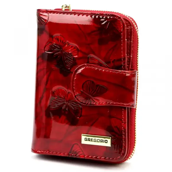 Dámská kožená peněženka červená - Gregorio Allis