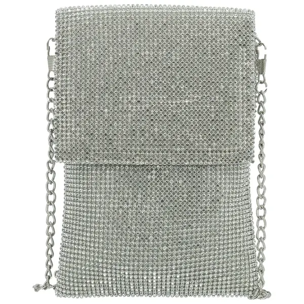 Dámské psaníčko stříbrné - Michelle Moon Lefteris