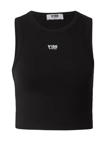 V!BE STUD!OS Top  čierna / biela