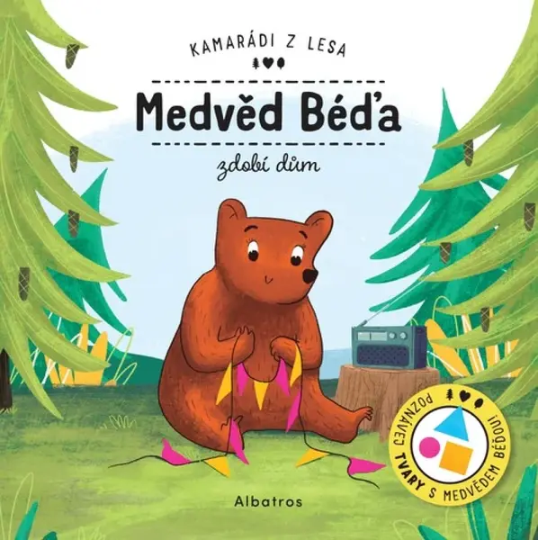 Medvěd Béďa zdobí dům (poškozená) - Petra Bartíková