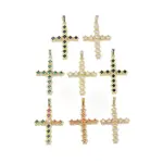 Real 18K Gold Plated Brass with Glass Pendants