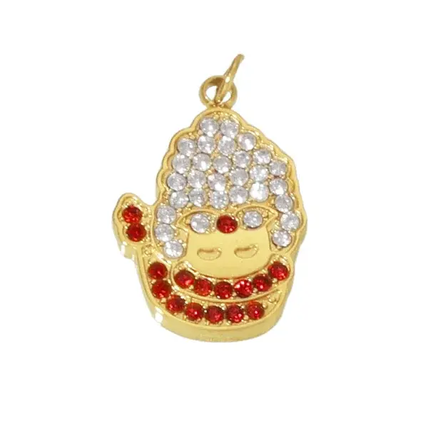 304 Stainless Steel Rhinestone Pendants
