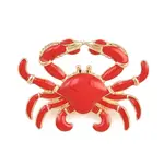 Ocean Theme Red Enamel Pins