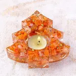 Natural Sunstone & Resin Candle Holder Molds