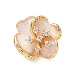 Brass Micro Pave Clear Cubic Zirconia Pendants