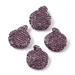 Handmade Polymer Clay Rhinestone Beads