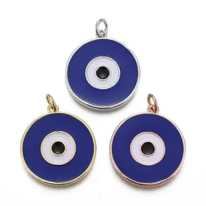 Brass Enamel Pendants