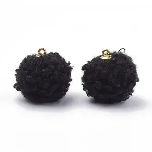 Handmade Cloth Fabric Covered Pendants