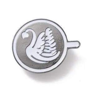 Coffee Cup with Pattern Enamel Pin