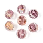 Handmade Gold & Silver Foil Glass Beads