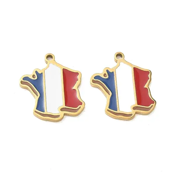 304 Stainless Steel Enamel Pendants