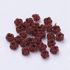 Nylon Cord Woven Beads