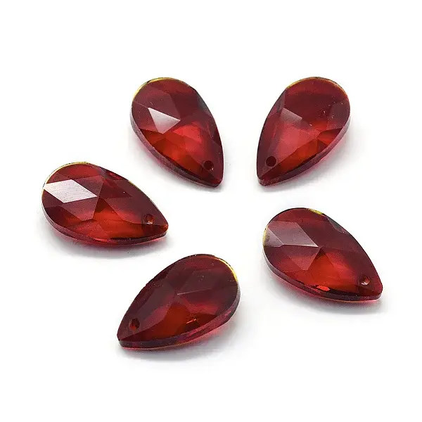 Faceted Glass Pendants