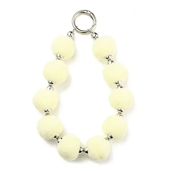 Phone Lanyard Universal Plush Ball Wrist Lanyard