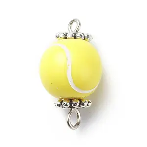 Acrylic Basketball Connector Charms
