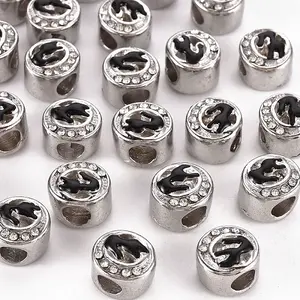 Alloy Enamel European Beads