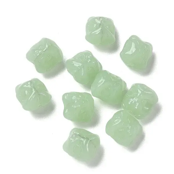 Baking Paint Transparent Glass Beads