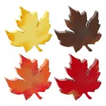 4Pcs MDF Wooden Maple Leaf Display Decorations