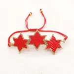 Friendship Star Loom Pattern Seed Beads Bracelets for Women