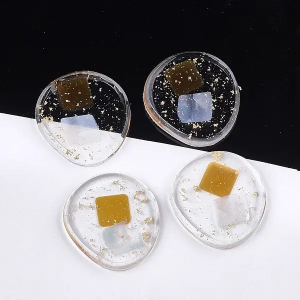 Transparent Resin Cabochons