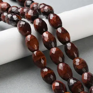 Dyed Natural Tiger Eye Beads Strands