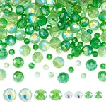 120Pcs 4 Styles Electroplate Glass Beads