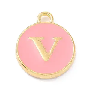 Golden Plated Alloy Enamel Charms
