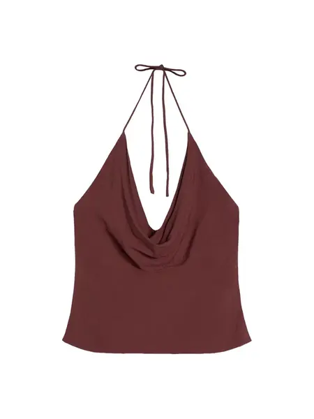 Bershka Top  čokoládová