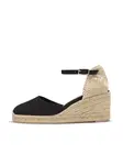 Castañer Espadrilky 'Carol'  svetlobéžová / čierna