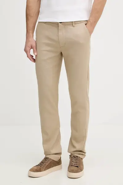 Tommy Hilfiger Nohavice pánske s ľanom