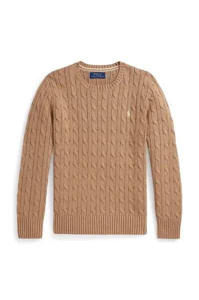 Detský bavlnený sveter Polo Ralph Lauren