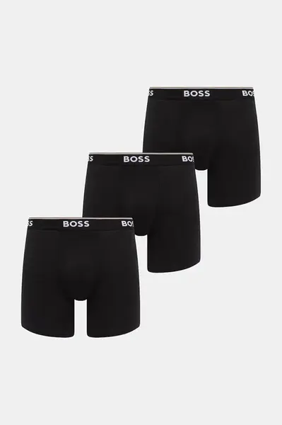 BOSS boxerky pánské bavlněné s elastanem 3-pack