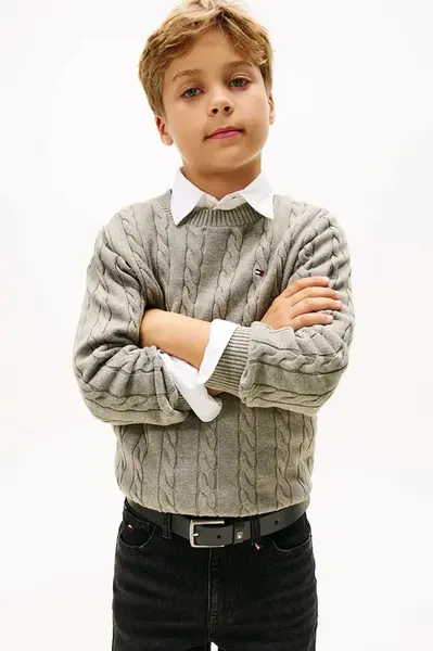 Detský bavlnený sveter Tommy Hilfiger