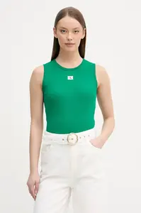 Calvin Klein Jeans top dámsky bavlnený s elastanom
