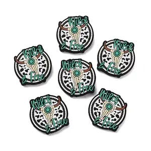 West Cowboy Theme Food Grade Eco-Friendly Silicone Beads