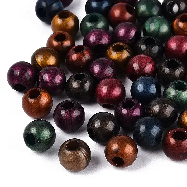 Acrylic European Large Hole Beads