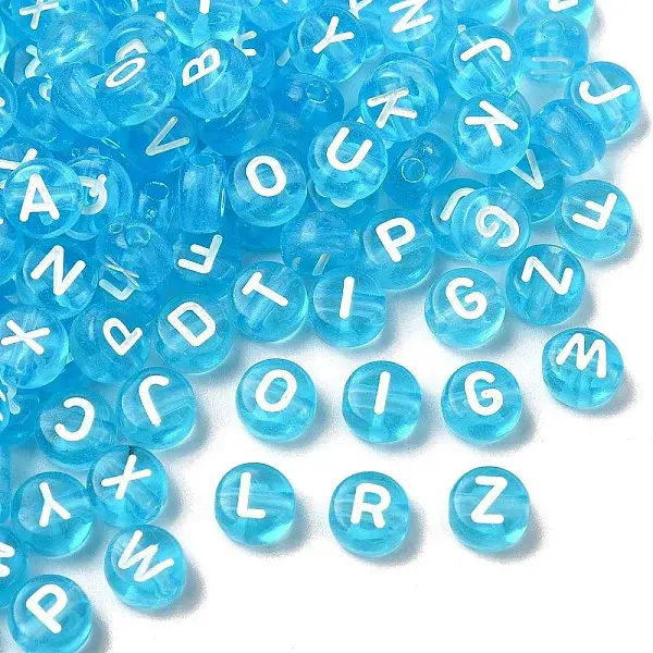 150Pcs Transparent Acrylic Beads