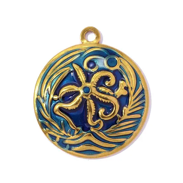 304 Stainless Steel Enamel Pendants